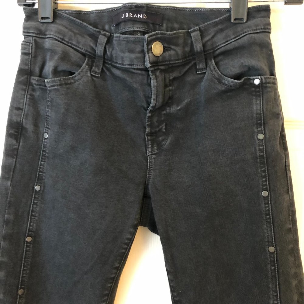 J Brand Embellished Mid-rise Skinny Jeans- Size 25